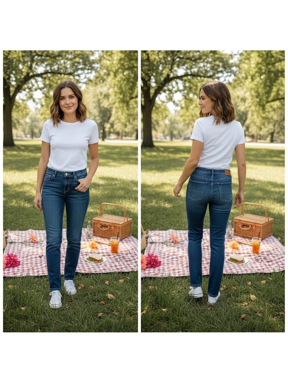 2012 - Lucky Brand Sweet Mid Rise Straight Advanced Stretch Jeans Size 8/29 R
